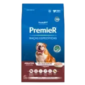 Racao Premier Racas Especificas Bulldog Ingles Adultos Frango 12kg frente